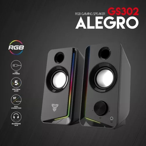 Bocinas Gamer, Fantech Allegro Gs302, Rgb